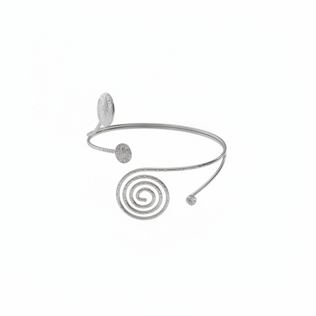 Bracelet de Bras Néréide – Éclat Antique & Volutes Marines