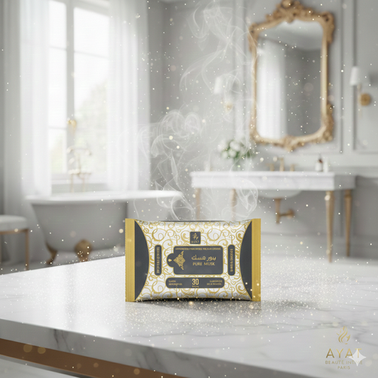 Lingettes Parfumées Corps - Pure Musk par Ayat Perfumes (30 lingettes)