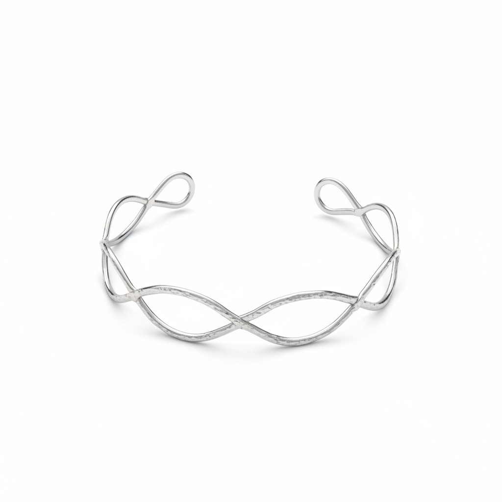 Bracelet de Bras Ondine – Courbes Marines & Élégance