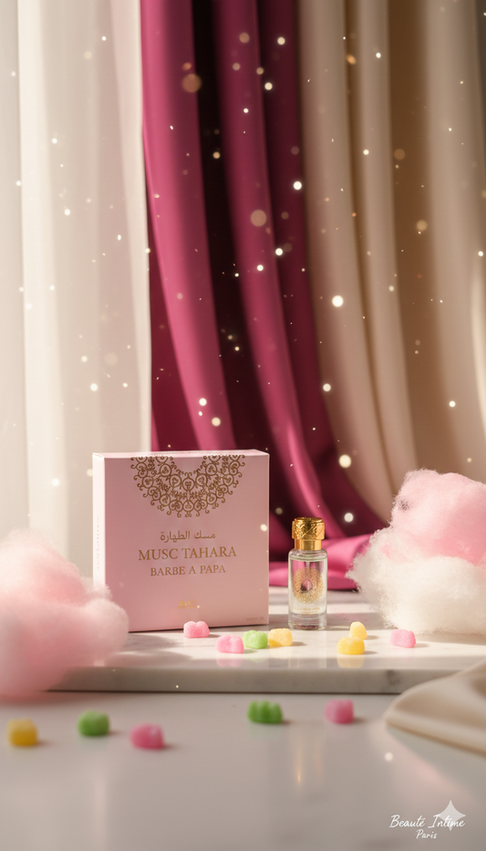 Musc Tahara Barbe à Papa (12ml) – Un Nuage de Douceur