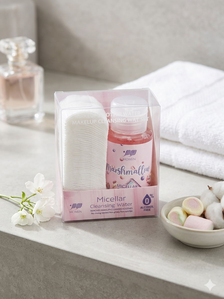 Set Eau Micellaire Momin (200ml) – Nettoyage Douceur & Éclat