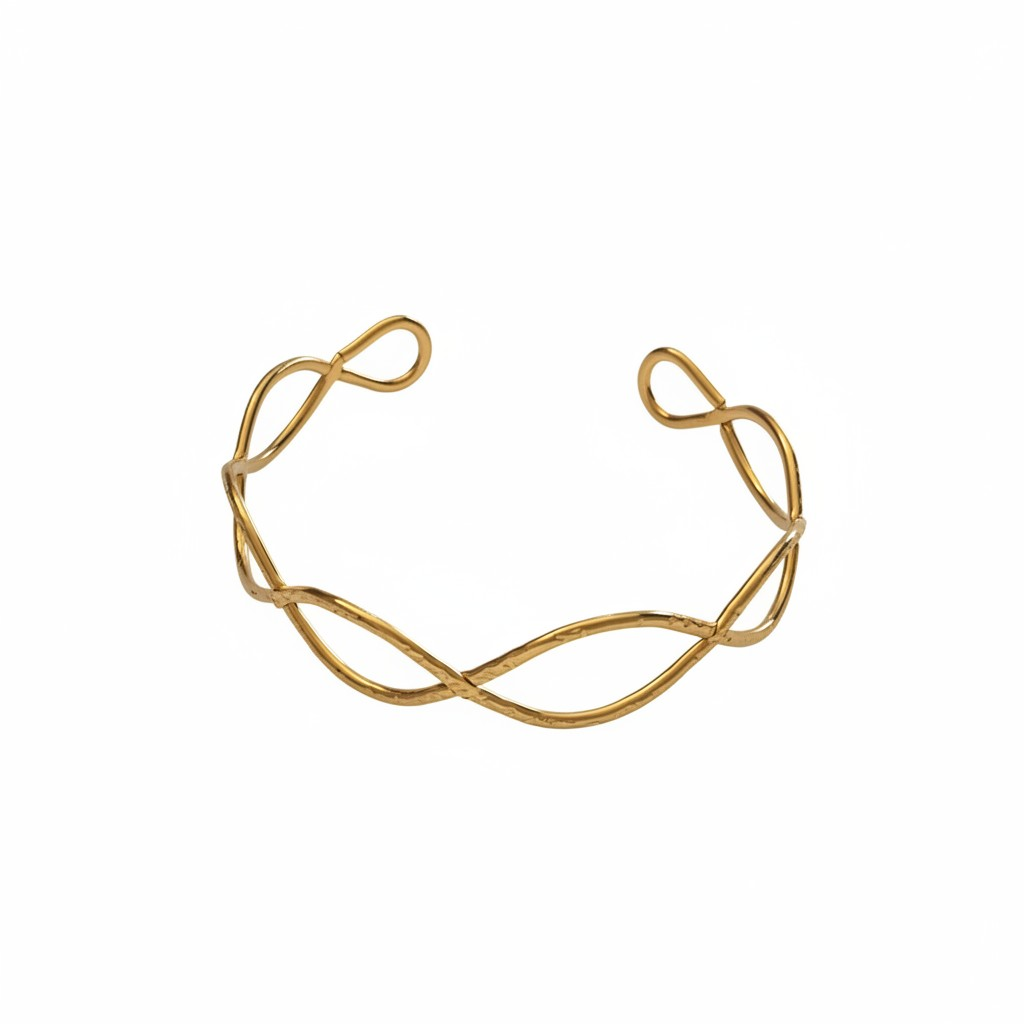 Bracelet de Bras Ondine – Courbes Marines & Élégance